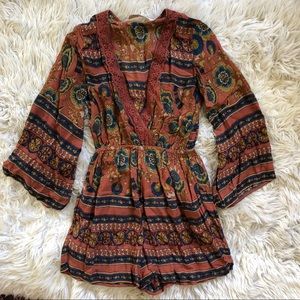 Zara long sleeve romper